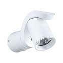 Paulmann Luminaria de pared para exteriores CUFF PIR con sensor IP44, transparente, blanco 