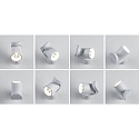 Paulmann Luminaria de pared para exteriores CUFF PIR con sensor IP44, transparente, blanco 