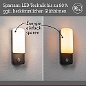 Luminaria de pared para exteriores BONNIE PIR con sensor, insect-friendly, resistente al aire marino IP44, antracita 