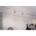 Foco monof�sico URAIL CIRCLE LED redondo, ajustable, cromado mate 