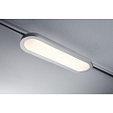 Foco monof�sico URAIL PANEL LOOP LED oval, conmutable, cromado mate 