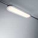 Foco monof�sico URAIL PANEL LOOP LED oval, conmutable, cromado mate 