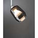 Paulmann Pantalla de luminaria DECO SYSTEMS VENTO, color humo