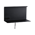 Paulmann wall luminaire JARINA LED IP20, black dimmable