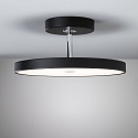 Paulmann Luminaria de techo HILDOR IP20, mate, negro regulable