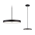 Paulmann Luminaria colgante HILDOR IP20, negro regulable