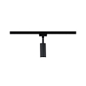 Paulmann Foco URAIL TUBO LED giratorio, inclinable, cromo, negro mate 