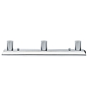 Paulmann Luminaria de espejo MIRROR REGULA de 3 llamas E14, cromo