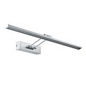 Paulmann Luminaria para cuadros GALERIA BEAM SIXTY LED con brazo articulado, inclinable, níquel cepillado 