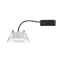 Paulmann Luminaria empotrable para techos CALLA IP65 DIM giratorio IP65, blanco mate regulable