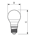 Philips L�mpara LED en forma de pera COREPRO A60 conmutable A60 E27 7W 806lm 2700K CRI 80 