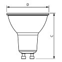 Philips Foco LED PAR16 MASTER VALUE DIM 3.7-50W GU10 927 36° GLASS juego de 5 PAR16 claro GU10 3