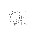 RADIUM LED en forma de tubo ESSENCE RL-T9 C22 EM G10q 12W 1200lm 4000K 140� CRI >80