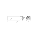 RADIUM L�mpara LED ESSENCE DUO/E G24Q G24q-2 7W 770lm 4000K 120� CRI 80-89 