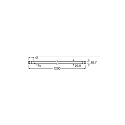 RADIUM Tubo LED T8 STARPLUS T8 FOOD EM G13 12W 1100lm 3300K 190� CRI 80-89 