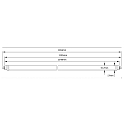 RADIUM Tubo LED T5 DC TUBE T5 NEO mate G5 24,5W 4000lm 3000K 220� CRI 80-89 regulable