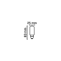 RADIUM Lámpara de filamento LED TUBE T26 40 827/C conmutable E14 4,2W 470lm 2700K 300° CRI 80-89 