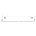 RADIUM L�mpara de l�nea S14s RaLEDina RL-RAL2 120 S14s 9,7W 840lm 2200K 200� CRI >90 regulable