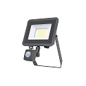 Luz de inundaci�n STAR 3000/840 BK SENSOR con sensor, inclinable, conmutable IP65, negro 