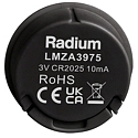 remote control REMOTE RF DOT 1ZONE BLACK 1-fold, cylindrical, with output for radio control signal (RF)