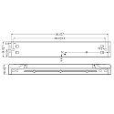 RADIUM Controlador de LED DC DRIVER DALI 15W/100-350mA controlable por DALI, corriente constante, ajustable, gris plateado