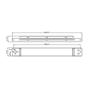 RADIUM Controlador de LED DC DRIVER DALI 200-350MA controlable por DALI, corriente constante, blanco