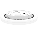 RADIUM Luminaria de techo SURFACE STAR 450 PS CCT CCT Switch, resistente a los impactos, directo / indirecto, multipower IP54, blanco 