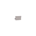end cap SMALL U FLAT, white