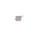end cap SMALL WING, white
