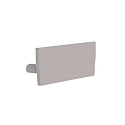 end cap MEDIUM U FLAT, white