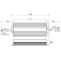 Rutec Alimentador LED 24V, 100-300W DIM, IP67