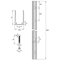 Rutec Projekt Perfil ECO VARDAFLEX NEON / 2M, aluminio
