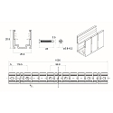 Rutec Projekt Perfil VARDAFLEX BENDABLE PLATIN SVQ plegable, aluminio