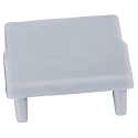Tapa final PFH415 / PFH418 (COMBINED WITH COVER PFH892) alto, cerrado, gris