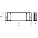 Rutec Projekt Atenuador de luz KNX ACTOR 350MA constante de voltaje, 4 canales, Controlable por KNX, azul