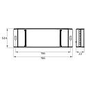 Rutec Projekt Atenuador de luz 1-10V IN / PWM OUT / 12V-120W / 24V-240W 1 canal, Salida de regulaci�n PWM, azul