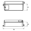 Rutec Projekt Atenuador de luz 1-10V IN / PWM OUT / 12V-96W / 24V-192W 1 canal, Salida de regulaci�n PWM, azul