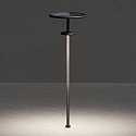 L�mpara solar recargable PLANET B  con sensor IP65, gris grafito