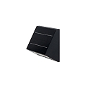 L�mpara solar recargable ECOSTEP WALL con sensor IP65, gris grafito