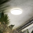 SIGOR surface luminaire SHINE IP20, white dimmable
