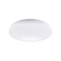 Luminaria de superficie MOON CCT Switch, conmutable IP44, blanco 