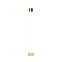 battery floor lamp NUINDIE USB-C up / down, with USB connection, CCT Switch, with touch dimmer IP54, gold dimmable