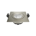 Luminaria empotrable DILED angular IP20, acero regulable 6W 370lm 2700K 45° 45° CRI 95