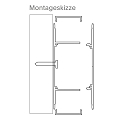 Perfil de montaje UP & DOWN 27, aluminio
