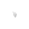 end cap SCHMAL 6 without cable hole, white