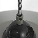 pendant luminaire NOV� half round E27 IP20