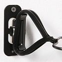 Mexlite Luminaria de pared NOV� giratorio, inclinable E27 IP20, verde, negro regulable