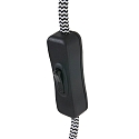 Mexlite Luminaria de pared NOV� giratorio, inclinable E27 IP20, verde, negro regulable