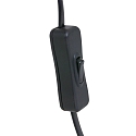 Luminaria de mesa NOOR redondo, con interruptor, con pantalla E27 IP20
