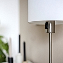 Luminaria de mesa NOOR redondo, con interruptor, con pantalla E27 IP20